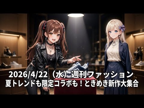 2026年夏トレンド速報！👗新作＆限定コラボ大集合✨週刊ファッションニュース【4/22】