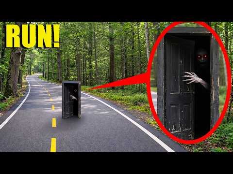 if you ever see this Black Door in the middle of the road.. Drive Away Fast!!