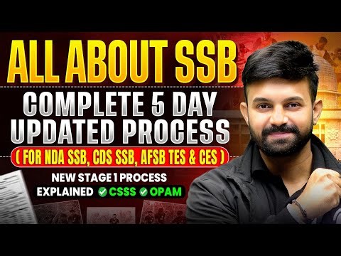 All About SSB ✅ SSB Pattern Changed 🔥Latest 5 Day SSB Interview Process | NDA SSB | CDS SSB