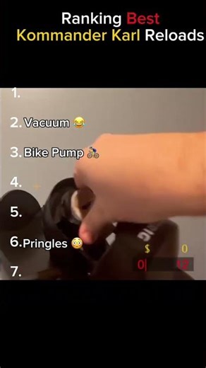 Ranking Household Items Reloaded Like Guns 🔫 #shorts 