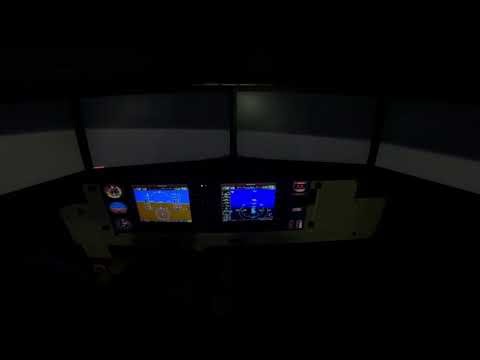 25.01.07 SIM AATD(SD) KDAB : BAI, VOR track, DME Arc, Partial Panels