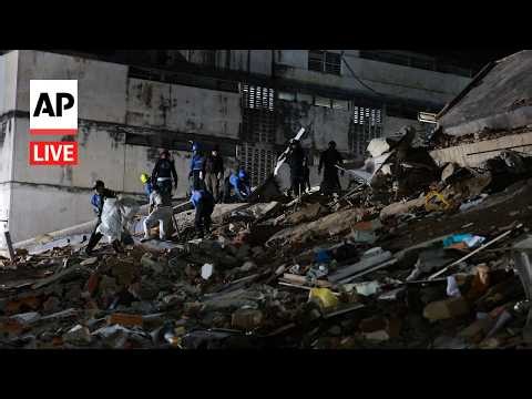 LIVE: Aftermath of back-to-back 7.5 and 7.2-magnitude earthquakes in Venezuela