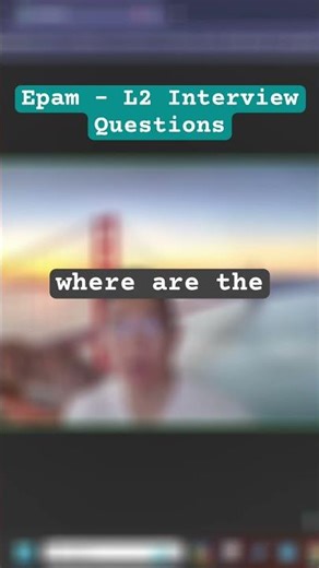 Java Interview Prep: EPAM 2nd Round Questions Explained! #shorts #javainterviewquestions #epam