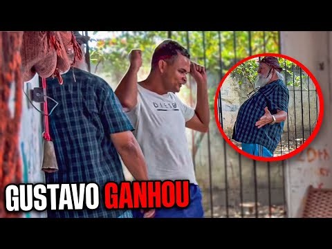 GUSTAVO GANHOU O CARRO NA RIFA 🤣🤣🤣 VEJAM A REAÇÃO DO VEIO | LUIZ DO SOM 
