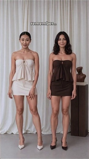 How to style skirts for any length 👗 #fashionhacks #ootd