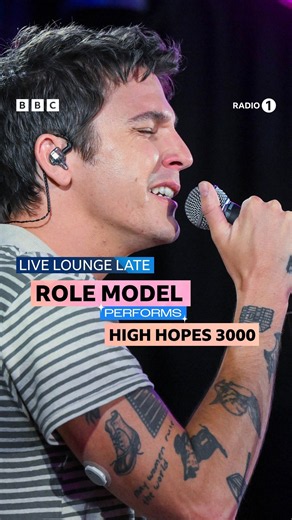Role Model performs 'High Hopes 3000' in the Live Lounge ❤️