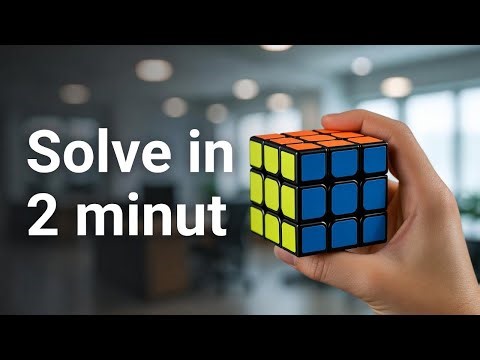 How to Solve a Rubik's Cube | Just 34 Second 🤧