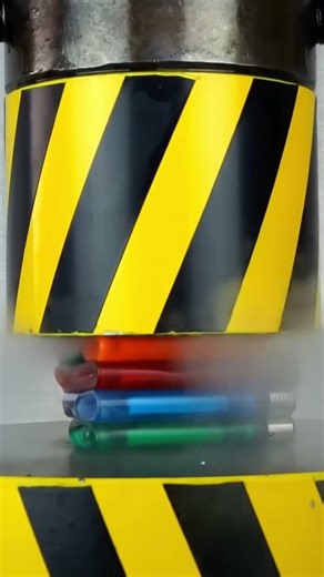 👉 “Lighter vs Hydraulic Press 😱🔥 | Will It Explode?!” #crushingtime #viralvideo #hydraulicpress