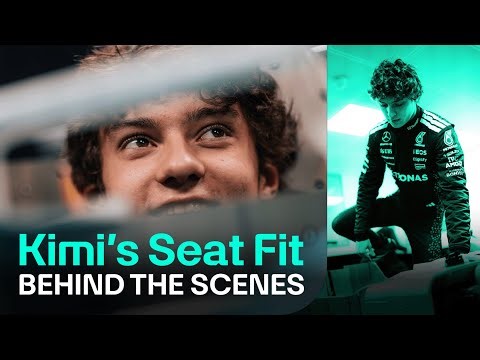 Kimi Antonelli's 2026 F1 Seat Fit in the W17