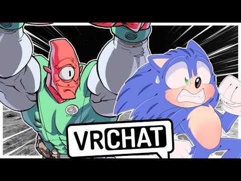 Movie Sonic Meets Allen The Alien In VRCHAT!!