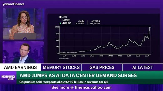 AMD stock surges on Q1 earnings, driven by AI demand boom