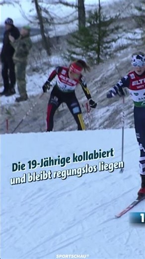 Lauf-Drama! Nathalie Armbruster kollabiert im Rennen | Sportschau #shorts