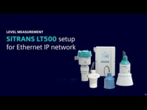 SITRANS LT500 EtherNet/IP setup | Easy PLC integration with Studio 5000