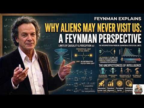 Why Aliens May Never Visit Us: A Feynman Perspective