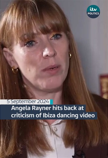 Angela Rayner hits back at criticism of Ibiza dancing video | @itvnews #itvnews