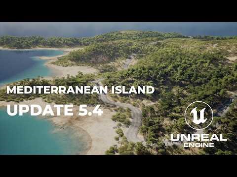 Unreal Engine 5 - Mediterranean Island Update #ue5 #gamedev #realistic