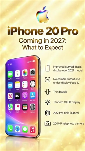  iPhone 20 Pro — Apple’s 20th Anniversary Redesign 📱🔥 #iphone #apple #techtok #technews
