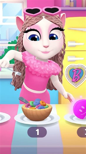 GRWM, Barbie Style Studio edition 💗 #MyTalkingAngela2 #Barbie