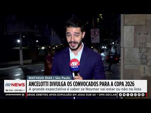 Ancelotti divulga os convocados para a Copa nesta segunda (18)