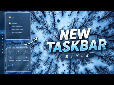 Try This New Amazing Start Menu & Taskbar Style | Windows 11 Customizaiton