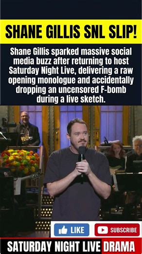 Shane Gillis Drops Uncensored F-Bomb Live on SNL!