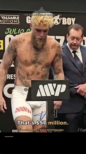 Jake Paul Short $27 million per fight