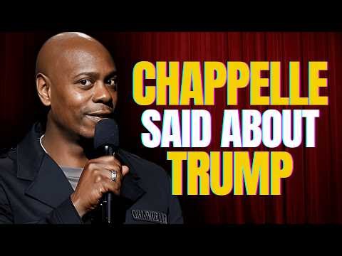 Chappelle Said What Everyone Thinks About Trump | Funny Stand Up