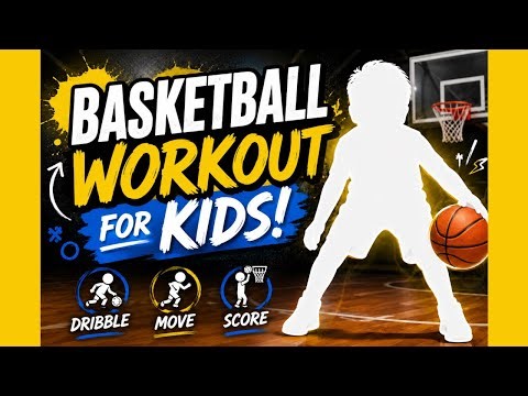Kids Basketball Workout | Home Exercises Dribbling Drills | Ball Handling Brain Break