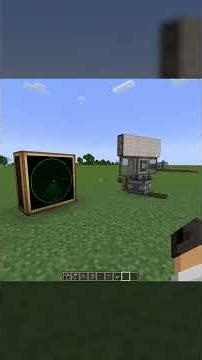 Radar Controlled Cannon with Create! #minecraft #create #createmod