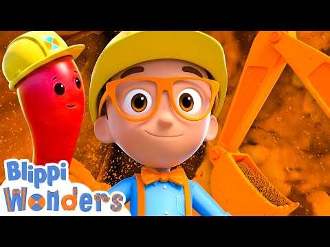Can Blippi Dig It? 🛻 Epic Excavator Adventure 👷 2026 Cartoons | Blippi Educational Videos for Kids