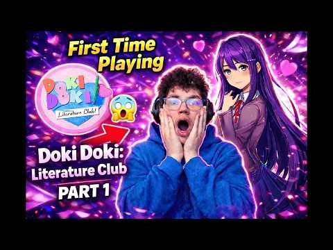This Cute Anime Game Feels Suspicious? | DDLC Playthrough PT.1