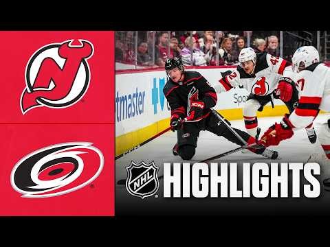 Devils vs. Hurricanes | NHL Highlights | March 28, 2026