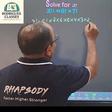 Viral Factorial Math Puzzle | Solve for x 🧠