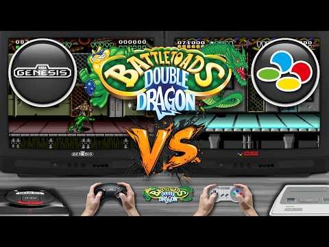 Battletoads & Double Dragon 🎮 Sega Genesis vs Super Nintendo | Side-by-Side Comparison