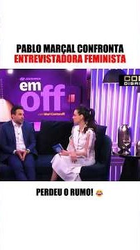 PABLO MARÇAL CONFRONTA ENTREVISTADORA FEMINISTA #pablomarcal #pablomarçal #eleições2026