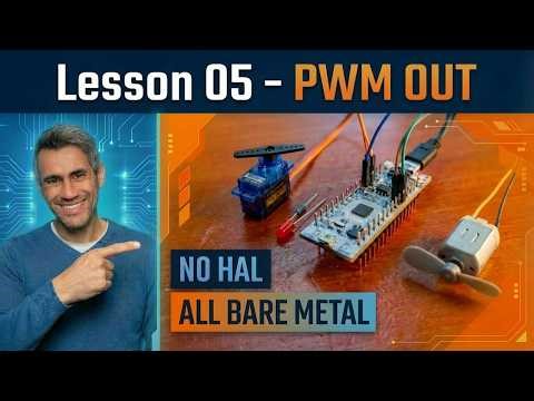 Bare-Metal STM32 PWM: LED Dimming & Motor Control