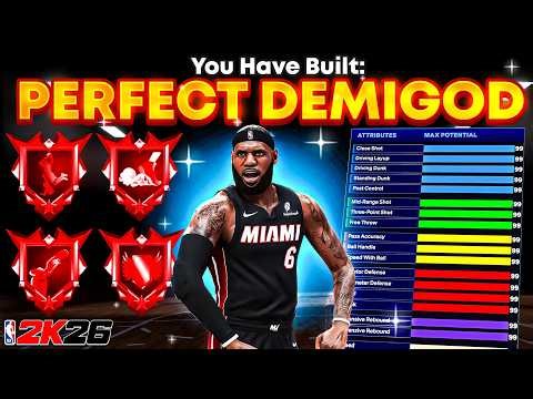 The BEST 6'8 DEMIGOD Build in NBA 2K26 (Zero Weaknesses + No Cap Breakers)