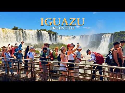 Iguazu Falls Argentina 🇦🇷 The Most Powerful Waterfalls on Earth? 4K Walk — Argentina & Brazil Border