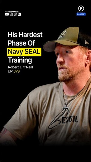 The Hardest Phase of Navy SEAL Training - Robert J. O'Neill | Raj Shamani #shorts