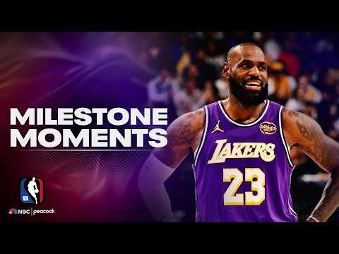 LeBron James passes Robert Parish in all-time games played | Milestone Moments | NBA on NBC