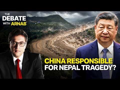Debate With Arnab: Nepal Floods Highlights A Ticking Time Bomb At China’s Borders In Himalayas