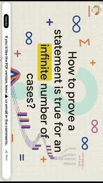 The Easiest Explanation of Proof by Induction – 12th Grade Math #ProofByInduction #12thGrade