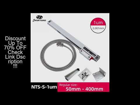 High Precision Slim Linear Glass Scale 1um 5V TTL 50 100 150 200 250 300 350 400 Optical Encoder Gra