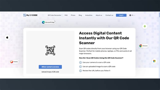 QR Code Scanner by My QR code scan from camera