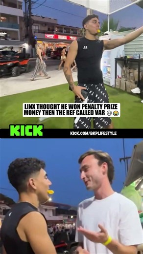 Linx Thought He Won Penalty Shootout Prize Money Then Ref Called VAR 💀😂