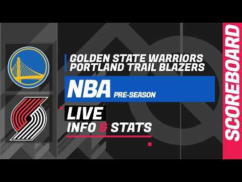 🏀 Golden State Warriors vs Portland Trail Blazers - live scoreboard & stats NBA Pre-season 2026-2027