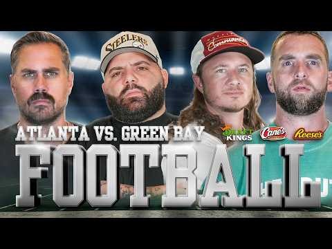 Big Cat and the Barstool Chicago crew Sweat Out Atlanta vs. Green Bay | Barstool Gambling Cave