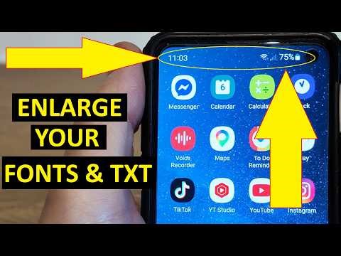 How to Make Text Bigger on Your Phone | Better Visibility Guide | Make Your Phone Text Bigger now!