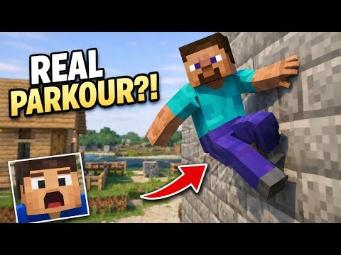 I Turned Minecraft Into Mirror’s Edge… (Parcool Mod Showcase)