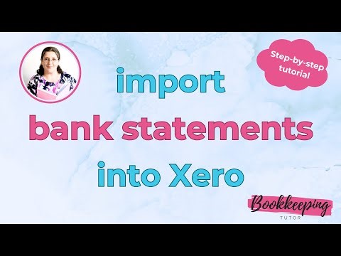How to Manually Import Bank Statements into Xero